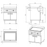 Gladde Elektrische Snackplaat 800 mm - CombiSteel