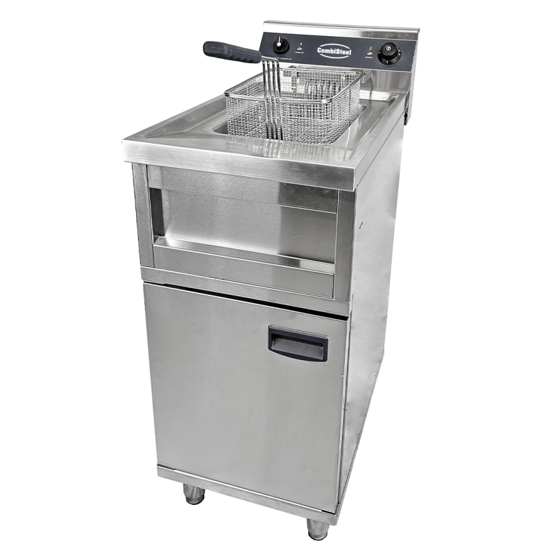 CombiSteel Electric Fryer - 12 L professional stainless steel