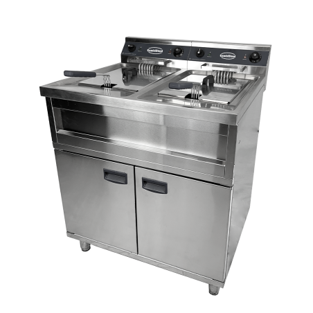 Friteuse sur Coffre Electrique - 2 x 12 L - CombiSteel