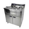 Electric fryer on Chest 2 x 12 L - 2 x 9000 W - Capacity 24 L - Combisteel