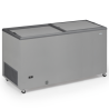 Professionele RVS Kistvriezer met Opaque Deksel - 400 L