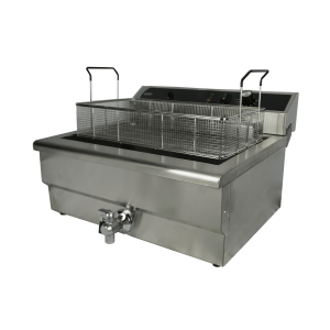 Professionele Friteuse met Aftapkraan - 25 L - CombiSteel