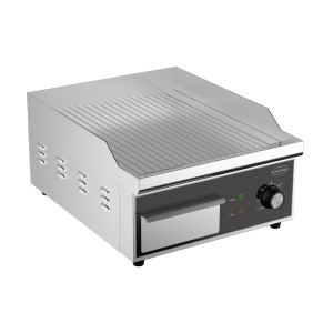 Elektrische Grill Geribbelde Plaat - 350 x 450 mm - CombiSteel