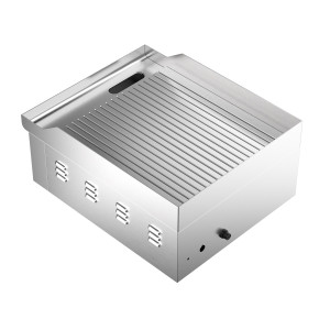 Elektrischer Grill Gerillte Platte - 350 x 450 mm - CombiSteel