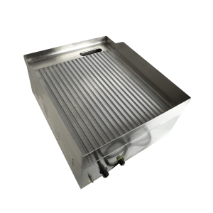 Elektrische Grill Geribbelde Plaat - 350 x 450 mm - CombiSteel