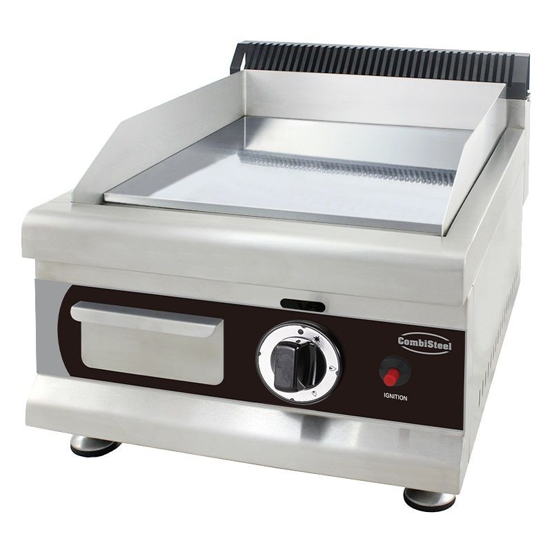 Gasgrill Gladde en Verchroomde Plaat - 400 x 575 mm - CombiSteel Gasgrill Gladde en Verchroomde Plaat - 400 x 575 mm - CombiSteel