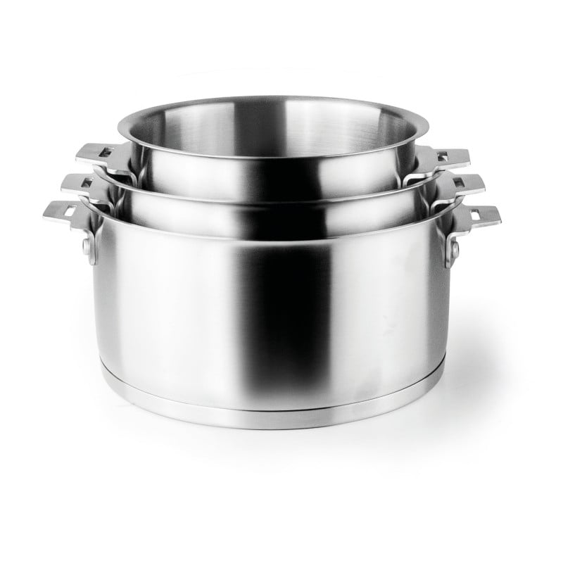 Set of 3 Saucepans with Combi Handle - Lacor