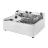 Doppelte elektrische Fritteuse - 2X5L - Buffalo