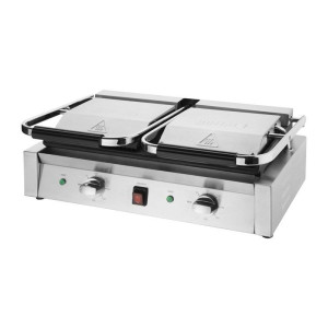 Grill-Doppelkontakt Bistro Glatt/Glatt 230V - Buffalo