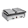 Dubbele Bistro Contactgrill Geribbeld/Geribbeld in RVS - Buffalo