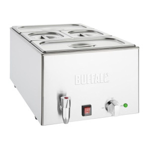 Bain-Marie met Aftapkraan en GN-bakken
