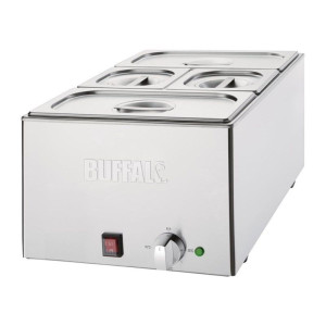Bain-Marie Met Bakken - 2 x GN 1/3 en 2 x GN 1/6 - Buffalo