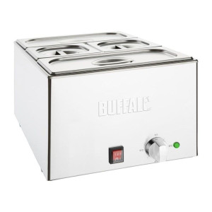 Bain-Marie Met Bakken - 2 x GN 1/3 en 2 x GN 1/6 - Buffalo