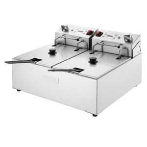 Dubbele Elektrische Friteuse Met Timer - 2 X 5 L - Buffalo