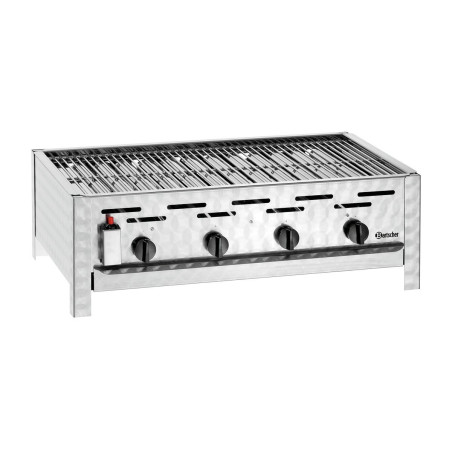 Tischgrill - Gas-Kombination - 4 Brenner - Bartscher