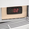 Witte Positieve Koelvitrine 2 Gebogen Deuren 86 L - Polar