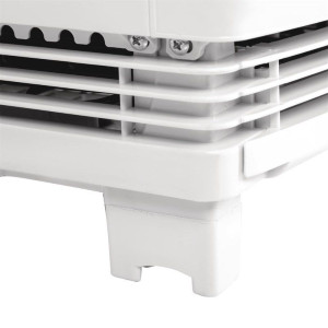Witte Positieve Koelvitrine 2 Gebogen Deuren 86 L - Polar
