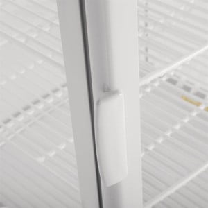 Witte Positieve Koelvitrine 2 Gebogen Deuren 86 L - Polar