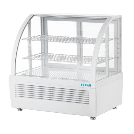 Witte Koelvitrine voor Toonbank - 2 Planken - 100 L - Polar