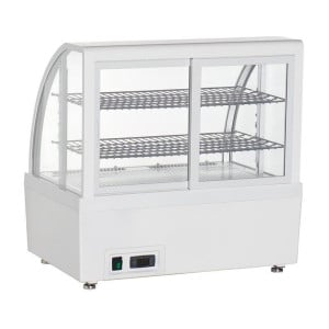 Witte Koelvitrine voor Toonbank - 2 Planken - 100 L - Polar