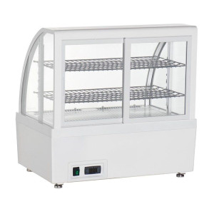 Witte Koelvitrine voor Toonbank - 2 Schappen - 100 L - Polar