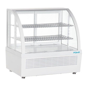 Witte Koelvitrine voor Toonbank - 2 Planken - 100 L - Polar