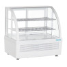 Weiße Kühlvitrine für Theken - 2 Regale - 100 L - Polar