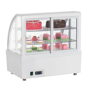 Witte Koelvitrine voor Toonbank - 2 Planken - 100 L - Polar
