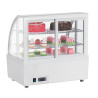 Witte Koelvitrine voor Toonbank - 2 Schappen - 100 L - Polar