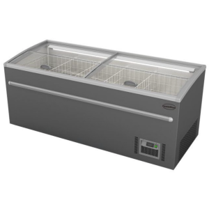 Grijze Kistvriezer voor Supermarkt - 850 L
