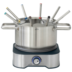Electric Stainless Steel Fondue Set - Grey Plus - 1.2 L