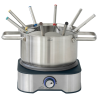 Electric Stainless Steel Fondue Set - Grey Plus - 1.2 L