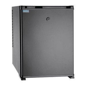 Mini Fridge Bar with Full Black Door for Hotel Room - 29 L - Polar