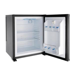 Mini Koelkast Bar met Volle Deur Zwart voor Hotelkamer - 29 L - Polar