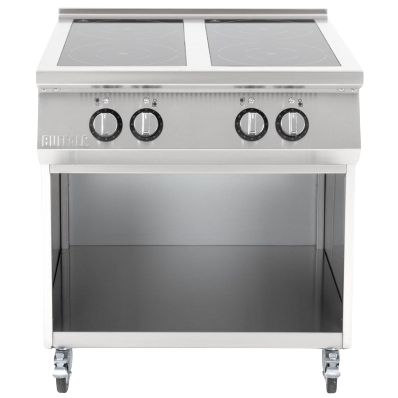 Inductiekookplaat met 4 Kookzones en Onderbouw - 400 V Inductiekookplaat met 4 Kookzones en Onderbouw - 400 V