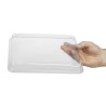 PET deksels voor recycleerbare maaltijdtrays 263 x 201 mm - Set van 90 - Faerch