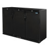 Refrigerated Back Bar - 3 Full Swing Doors - 330L - Polar
