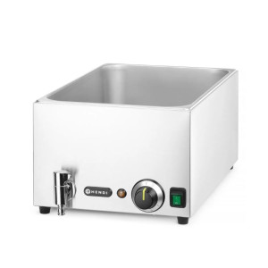 Bain-Marie avec Robinet de Vidange - 3 GN 1/3 - HENDI