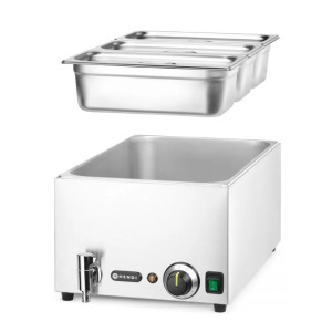 Bain-Marie avec Robinet de Vidange - 3 GN 1/3 - HENDI