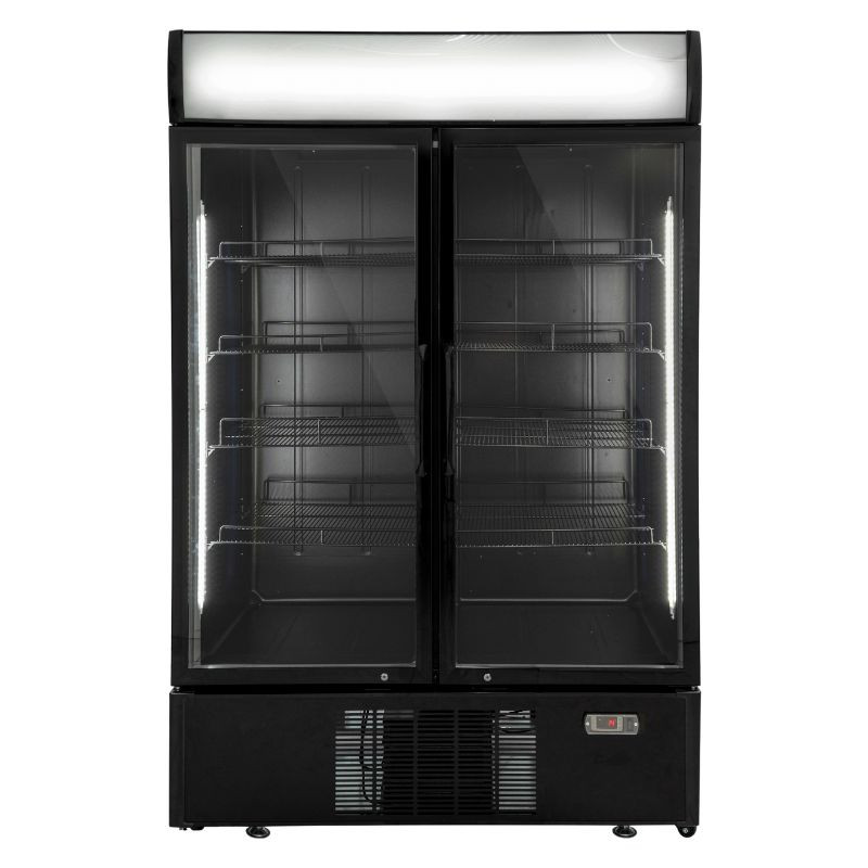 Refrigerated Beverage Display Case - 2 Doors - 1000 L - Dynasteel Refrigerated Beverage Display Case - 2 Doors - 1000 L - Dynasteel