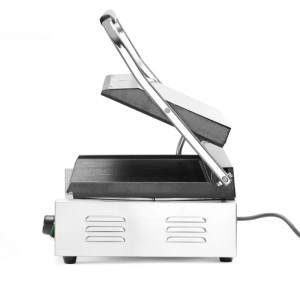 Grill de Contact Panini XL - Geribbelde Plaat - HENDI