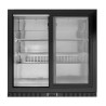 Achterbar Koelkast Compact 2 deuren met glas voor restaurant, bar, brasserie.