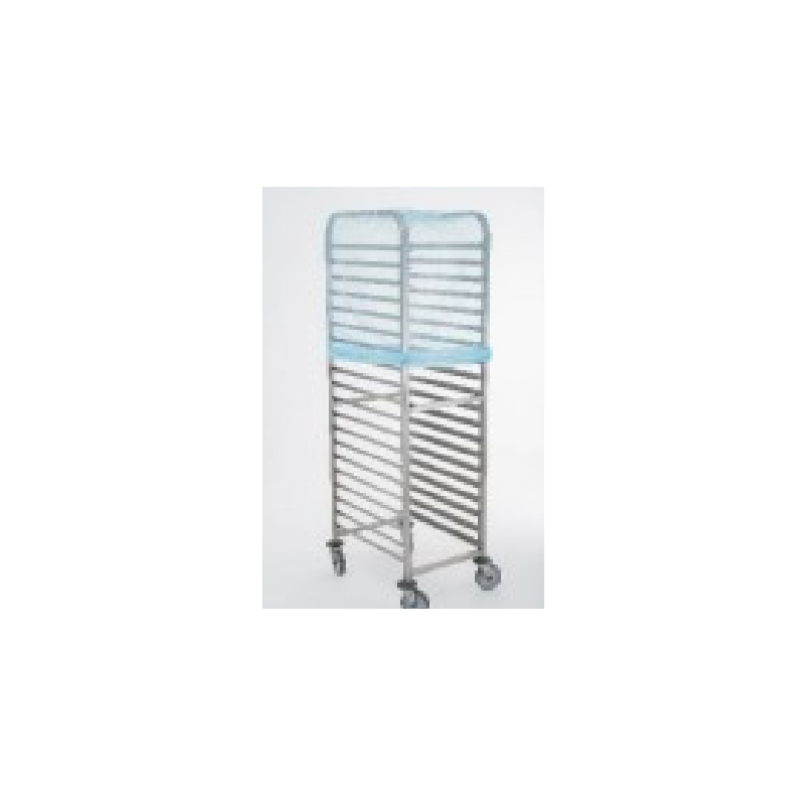 Translucent Cover for Double Ladder Trolley L - Pack of 10 - FourniResto Translucent Cover for Double Ladder Trolley L - Pack of 10 - FourniResto