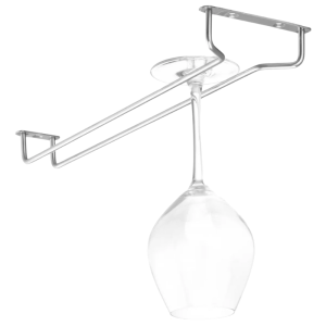Edelstahl-Glasuntersetzer - 1 Reihe