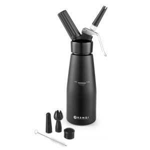 Siphon für schwarze Schlagsahne - 0,95 L - HENDI