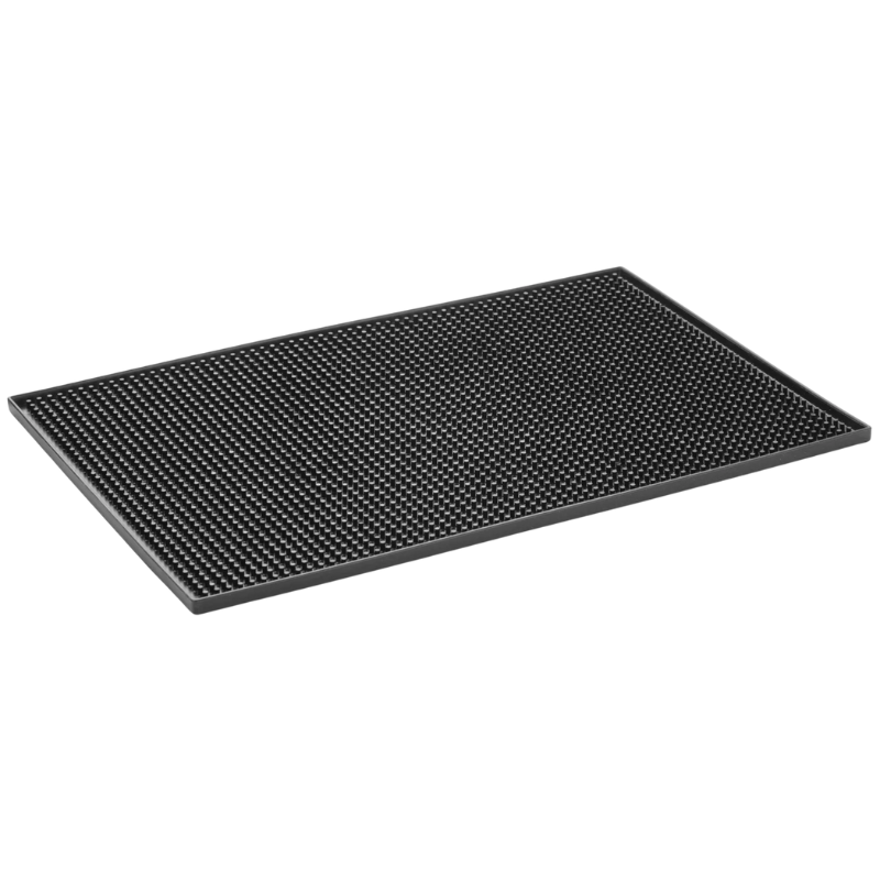 Zwarte Rubber Bar Mat - 300x150 mm Zwarte Rubber Bar Mat - 300x150 mm