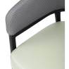 Meridian Sessel in Grau / Pistazie - Set von 2