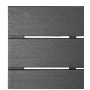 Valletta Slatted Table in Gray - 1560 mm