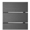 Valletta Slatted Table in Gray - 1560 mm