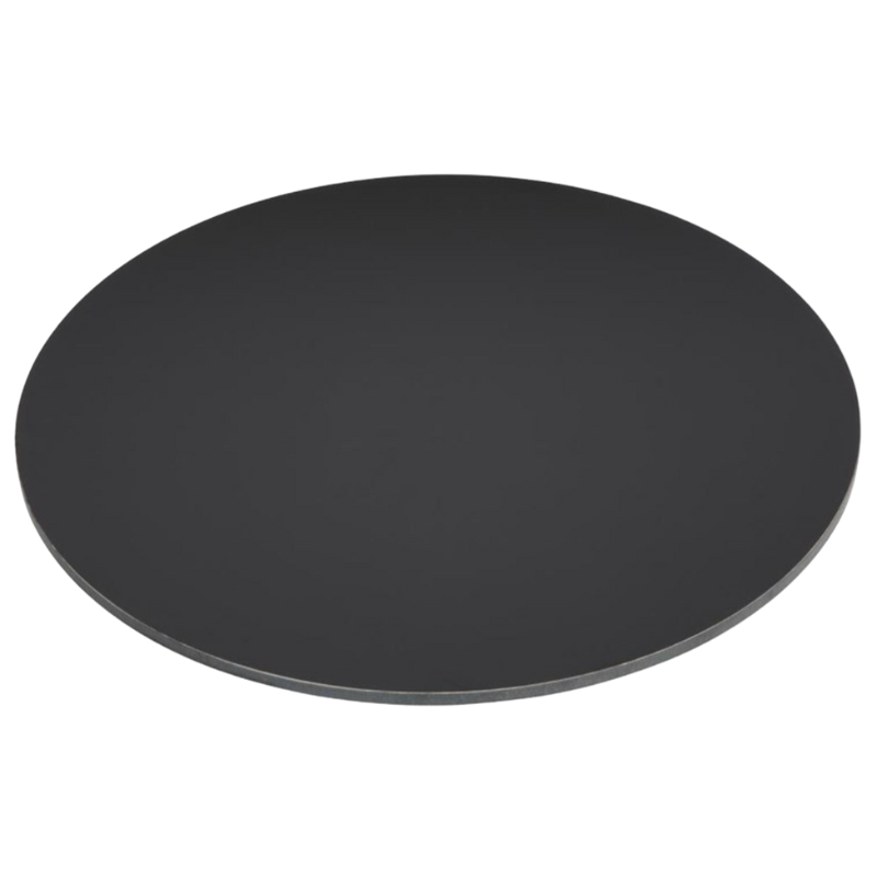 Matte Black Round Tabletop - 600 mm Matte Black Round Tabletop - 600 mm